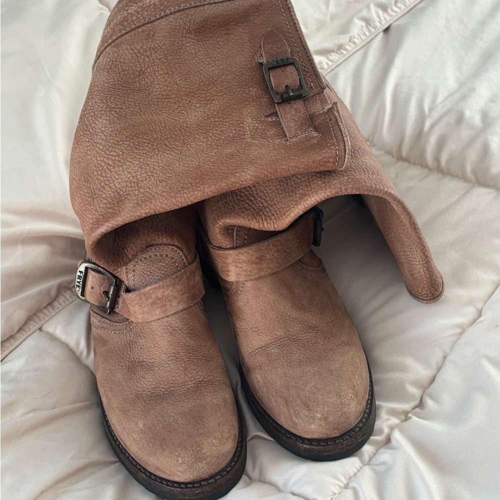Frye Leather Knee High Boots